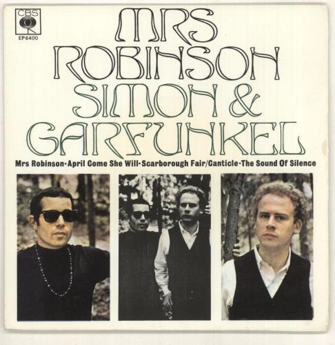 Simon & Garfunkel Mrs Robinson EP - VG UK 7